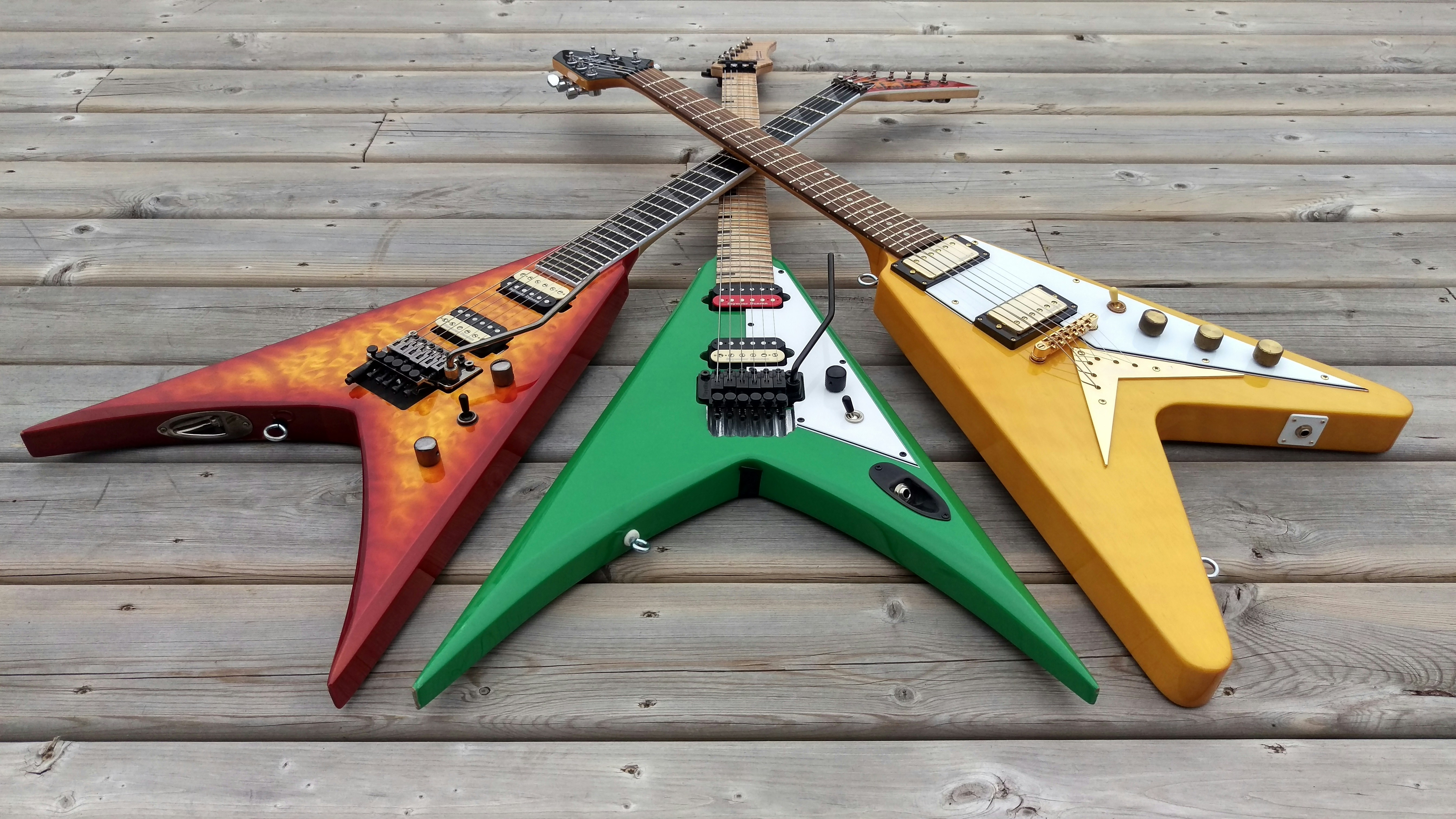 picture of flying-v guitars