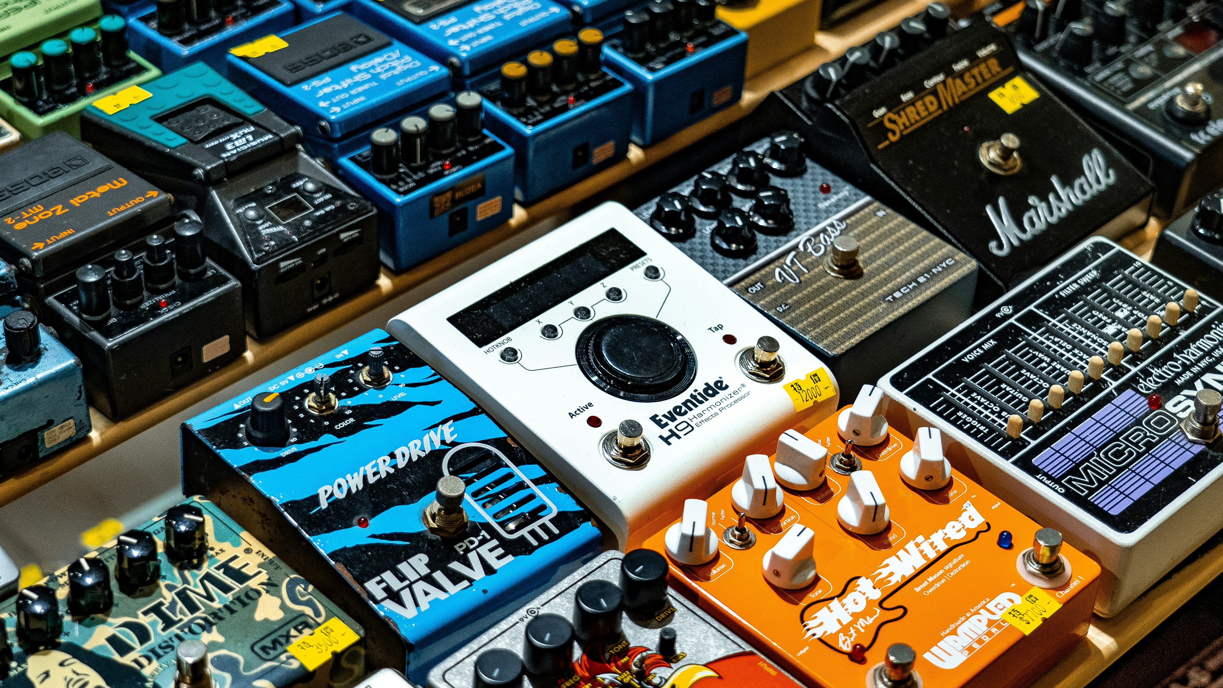 photo of guitar pedald